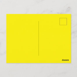 Aangepaste Heldergele Afbeelding-Perfecte Standaar Briefkaart