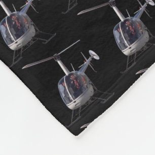 Aangepaste helikopterbak voor helikoptergeband fleece deken