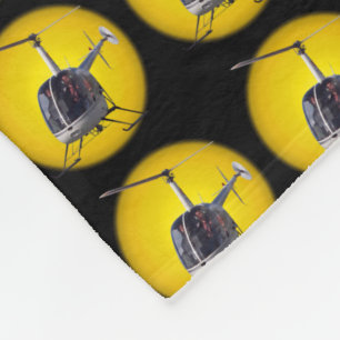 Aangepaste helikopterbak voor helikoptergeband fleece deken