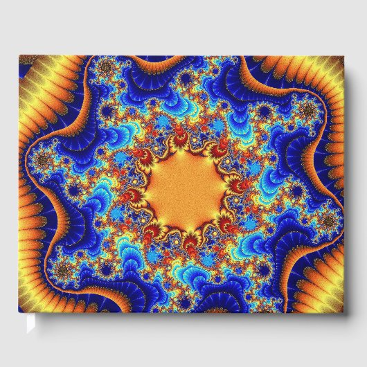 Aangepaste Hemel Fractalscope Gastboek Gastenboek (Voorkant)