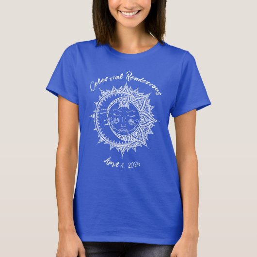 Aangepaste Hemel Hemelvaart Eclips T-shirt (Voorkant)