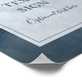 Aangepaste hemel met lijstkaarten en cadeaus poster (Hoek)