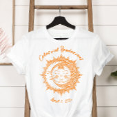 Aangepaste hemelse rendez-vous eclips t-shirt