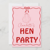 Aangepaste Hen Party vrijgezellenfeest Kaart (Voorkant)