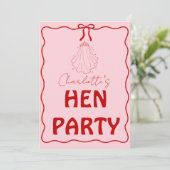 Aangepaste Hen Party vrijgezellenfeest Kaart (Staand voorkant)