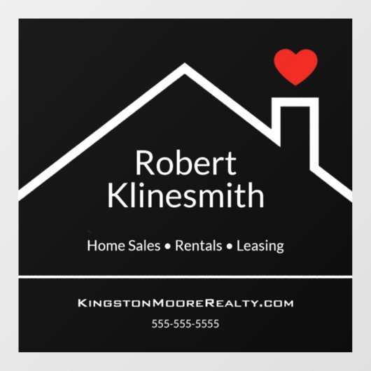 Aangepaste heraltor raamsticker (Vel)