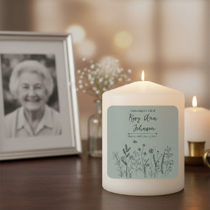 Aangepaste Herdenk de Leven-Memorial  Vierkante Sticker