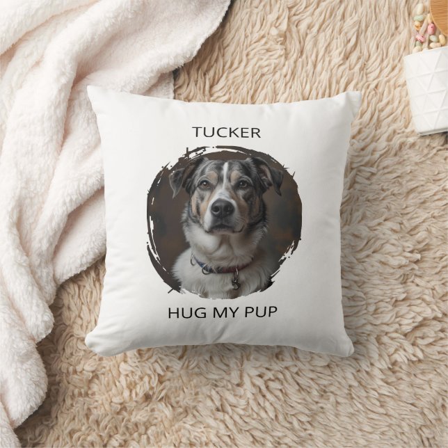 Aangepaste herdenking huisdier kussen knuffel mijn (Deken)