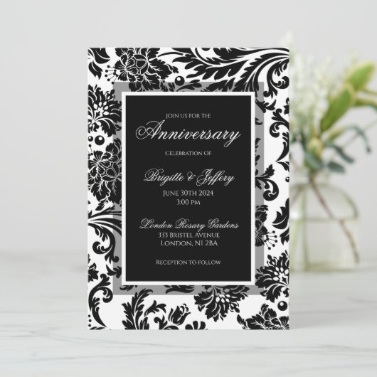 Aangepaste herdenkingsdag voor zwart-wit vocht kaart (Staand voorkant)