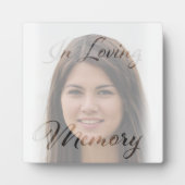 Aangepaste herdenkingshulde – Ter nagedachtenis aa Fotoplaat (Voorkant)