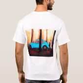 aangepaste heren t-shirt (Achterkant)