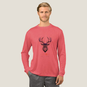 Aangepaste Heren Ultra-Zachte Trible Tri-Blend Shirt