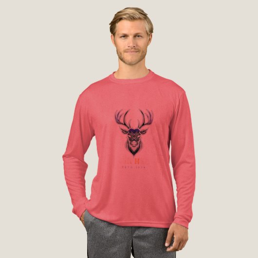 Aangepaste Heren Ultra-Zachte Trible Tri-Blend Shirt (Voorkant)