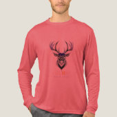 Aangepaste Heren Ultra-Zachte Trible Tri-Blend Shirt (Voorkant volledig)