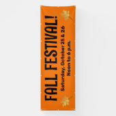 Aangepaste Herfst festivalbanner Spandoek (Verticaal)