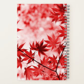 Aangepaste Herfst Maple laat artistieke kleurrijke Notitieboek (Achterkant)