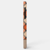 Aangepaste herfst pompoen Sinaasappel bruin tartan Case-Mate iPhone Case (Achterkant/links)