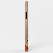 Aangepaste herfst pompoen Sinaasappel bruin tartan Case-Mate iPhone Case (Achterkant/rechts)