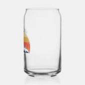 Aangepaste Herfst Retreat Sunset Mountain Party Blikvorm Glas (Links)