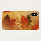 Aangepaste herfst Thanksgiving vakantie Case-Mate iPhone Case (Achterkant (horizontaal))