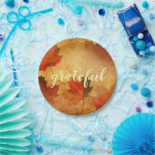 Aangepaste herfst Thanksgiving vakantie Papieren Bordje (Feest)