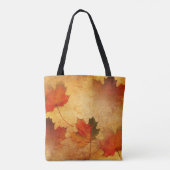 Aangepaste herfst Thanksgiving vakantie Tote Bag (Achterkant)