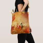 Aangepaste herfst Thanksgiving vakantie Tote Bag (Dichtbij)