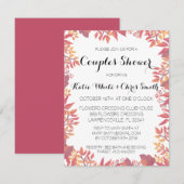 Aangepaste Herfst Waterverf Kaart (Voorkant / Achterkant)