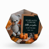Aangepaste herfst Zwangerschapsaankondiging Fotoblokken (Voorkant)