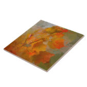 Aangepaste herfstbladeren tegeltje (Zijkant)