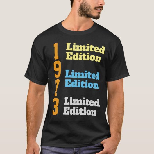 AANGEPASTE HERHAALDE GELIMITIEERDE EDITIE VERTICAL T-SHIRT (Voorkant)