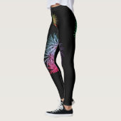 Aangepaste Herhalende Naam Workout Leggings (Links)