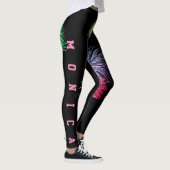 Aangepaste Herhalende Naam Workout Leggings (Rechts)