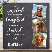 Aangepaste herinnering 3 foto huisdier hond herden fotoplaat