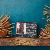 Aangepaste herinnering aan jou-herdenkingscitaat v fotoplaat (Zijkant)