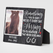 Aangepaste herinnering aan jou-herdenkingscitaat v fotoplaat (Zijkant)