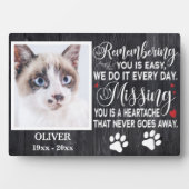 Aangepaste herinnering aan jou-herdenkingscitaat v fotoplaat (voorkant)