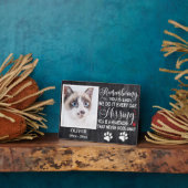 Aangepaste herinnering aan jou-herdenkingscitaat v fotoplaat (Zijkant)