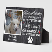 Aangepaste herinnering aan jou-herdenkingscitaat v fotoplaat (Zijkant)