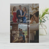 Aangepaste Herinnering Foto Plat Kaart – Persoonli (Staand voorkant)