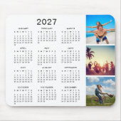 Aangepaste Herinnering Geheugen Foto Collage 2027 Muismat (Voorkant)