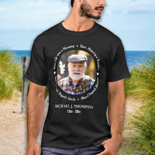 Aangepaste herinnering Modern foto Memorial Walk T-shirt
