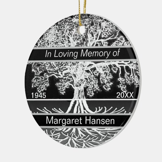 Aangepaste herinnering | Ornament van levenskerami (Links)