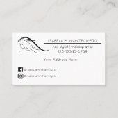 Aangepaste herinnering voor afspraak visitekaartje (Voorkant)