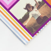 Aangepaste herinneringen aan collage van foto's fleece deken (Hoek)