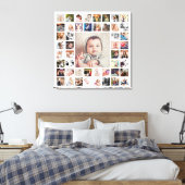 Aangepaste herinneringen voor de familie Foto Coll Canvas Afdruk (Insitu (Slaapkamer))