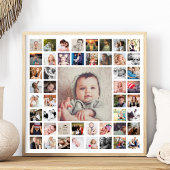 Aangepaste herinneringen voor de familie Foto Coll Poster