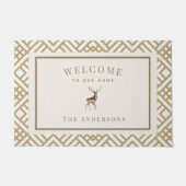 aangepaste herten deurmat (Voorkant)