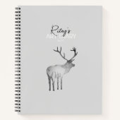 aangepaste herten notitieboek (Voorkant)