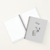 aangepaste herten notitieboek (Binnen)